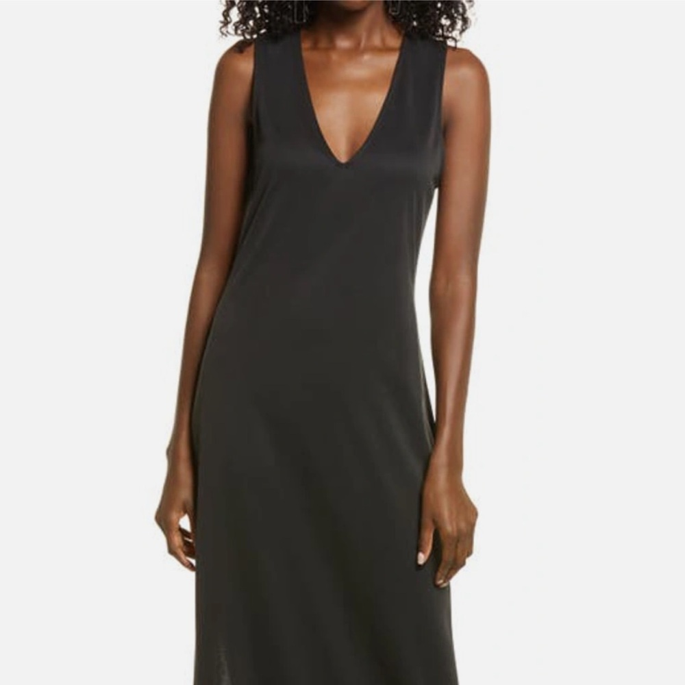 Black Open Edit Wear Two Ways Nordstrom High Slit Dress